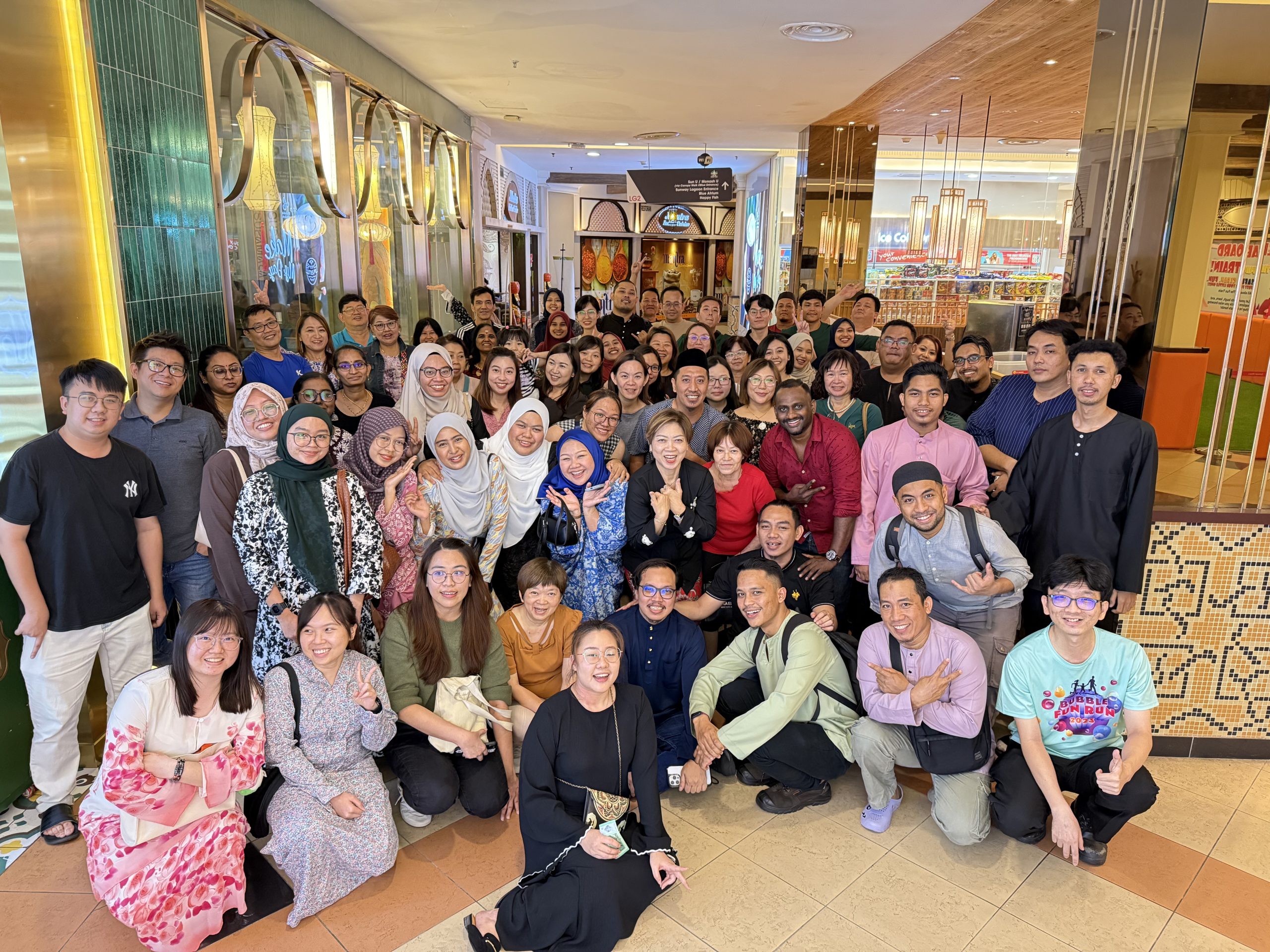 Company Celebration of Hari Raya with Staff at Supamala Hotpot, Sunway Pyramid
